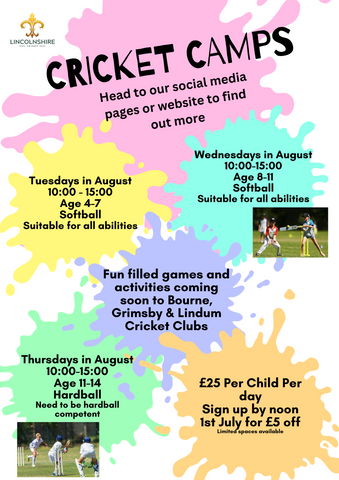 Hardball Summer Cricket Camp - Grimsby